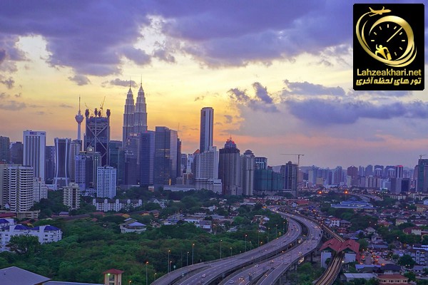 نمای دیدنی از شهر کوالالامپور مالزی